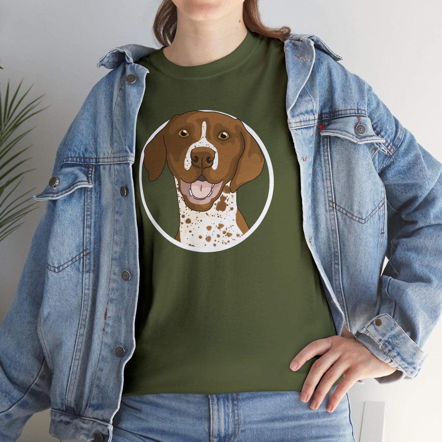 German Shorthair Pointer Circle | T-shirt - Detezi Designs-26094951227920580777