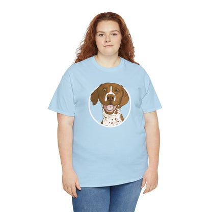 German Shorthair Pointer Circle | T-shirt - Detezi Designs-26094951227920580777