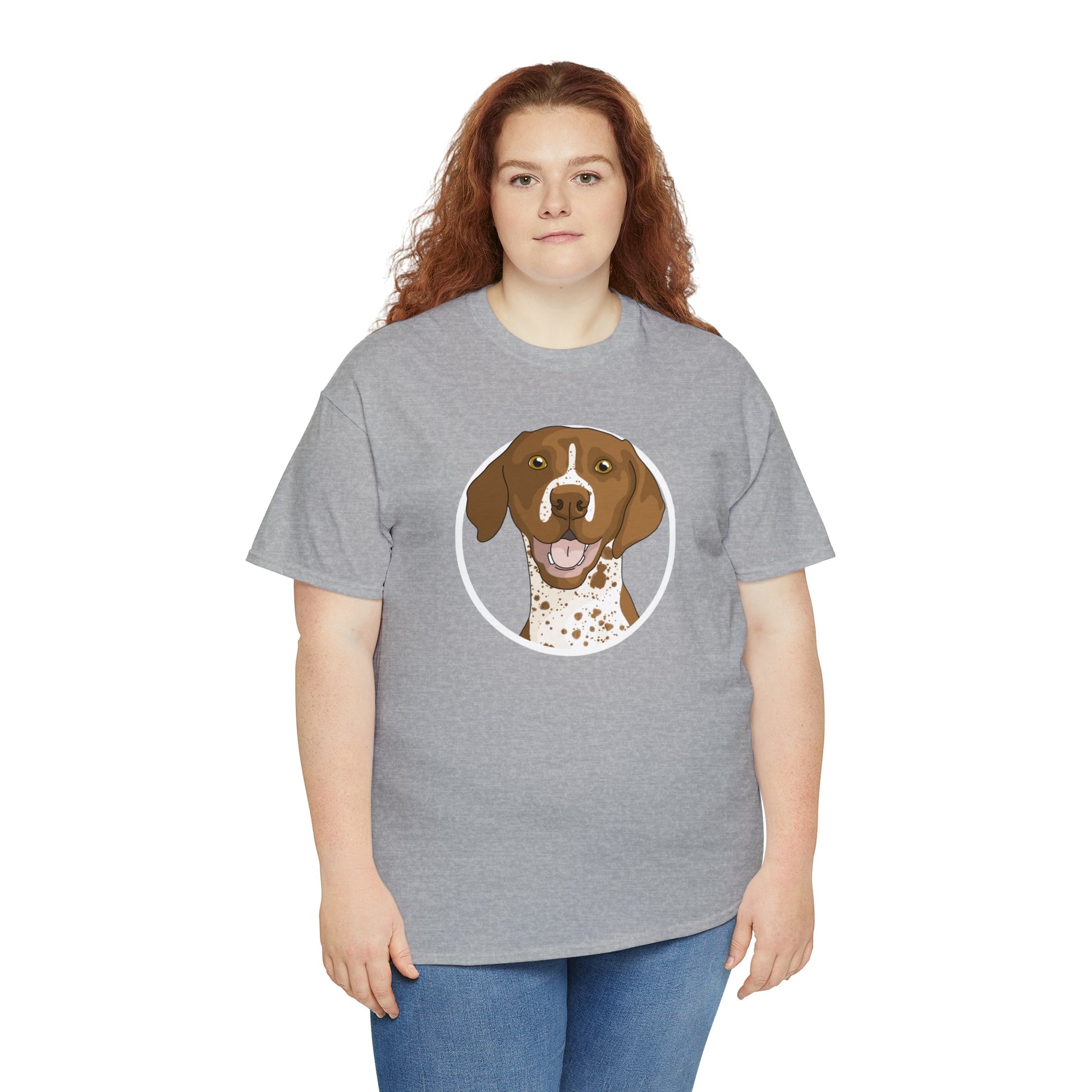 German Shorthair Pointer Circle | T-shirt - Detezi Designs-26094951227920580777