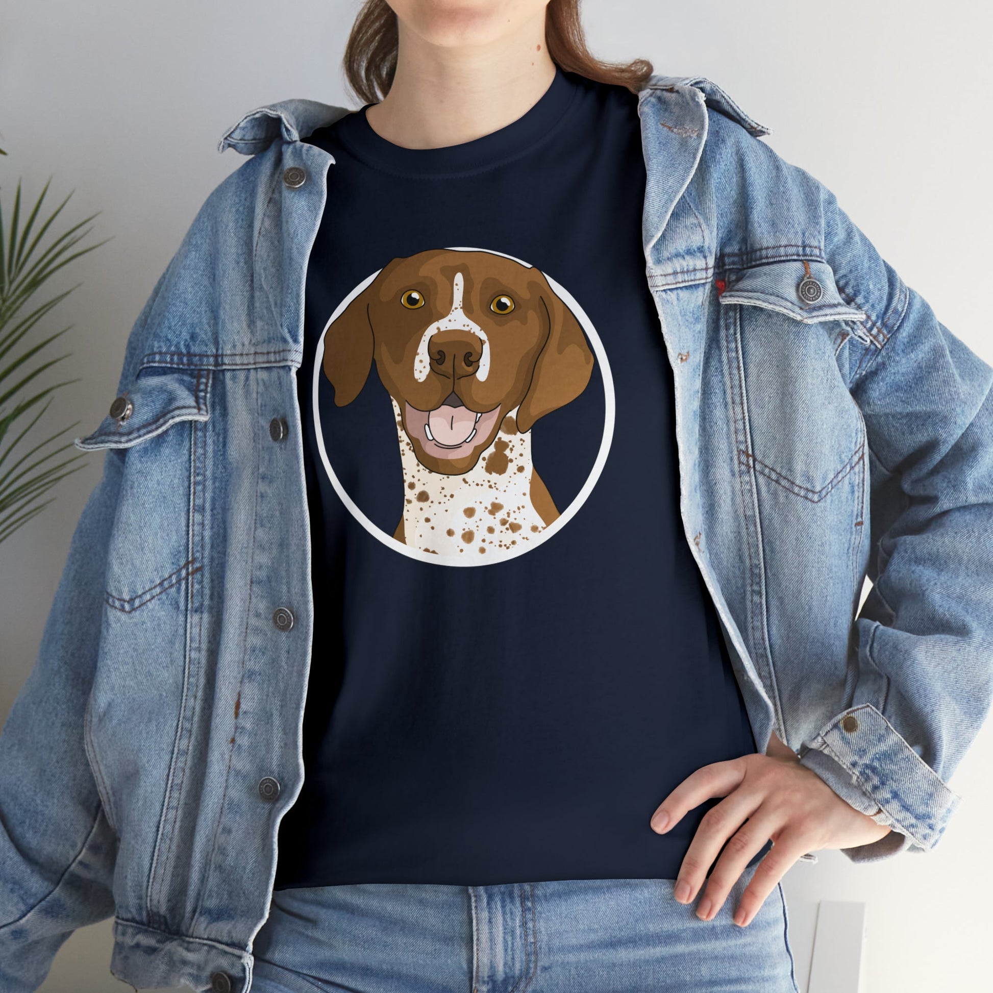 German Shorthair Pointer Circle | T-shirt - Detezi Designs-26094951227920580777