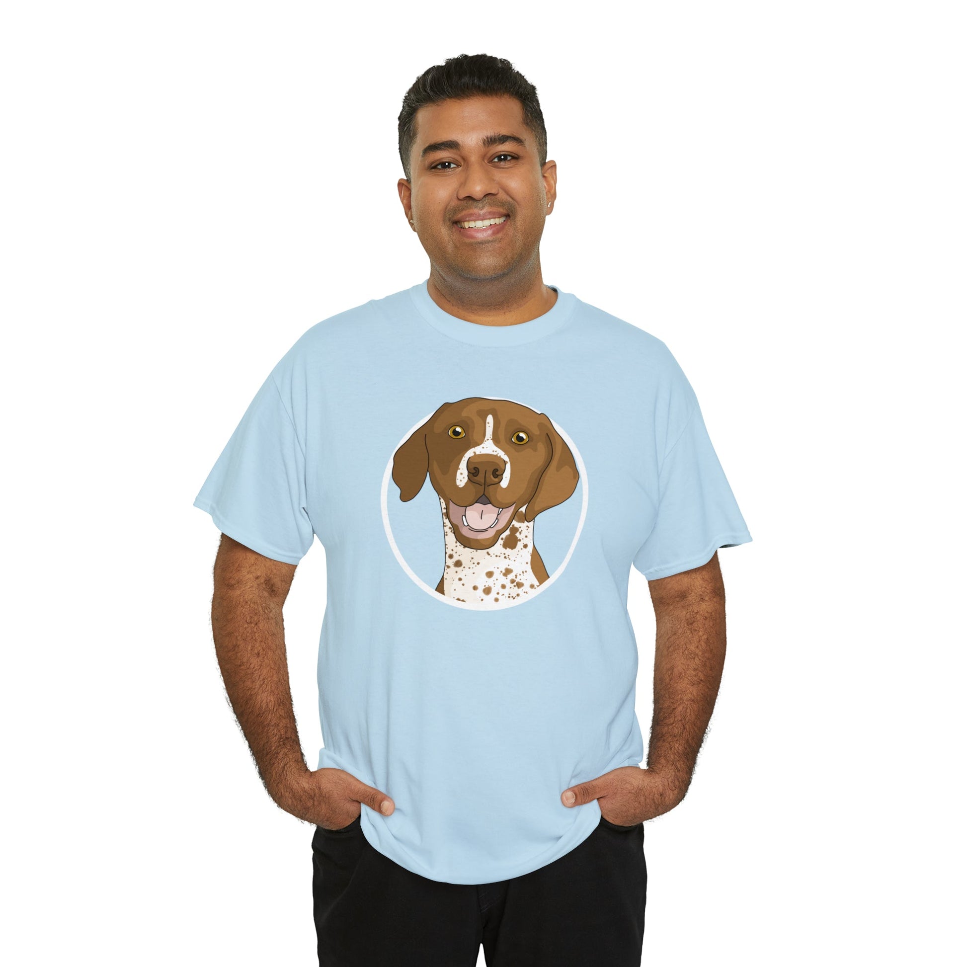 German Shorthair Pointer Circle | T-shirt - Detezi Designs-26094951227920580777