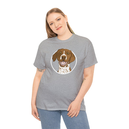 German Shorthair Pointer Circle | T-shirt - Detezi Designs-26094951227920580777