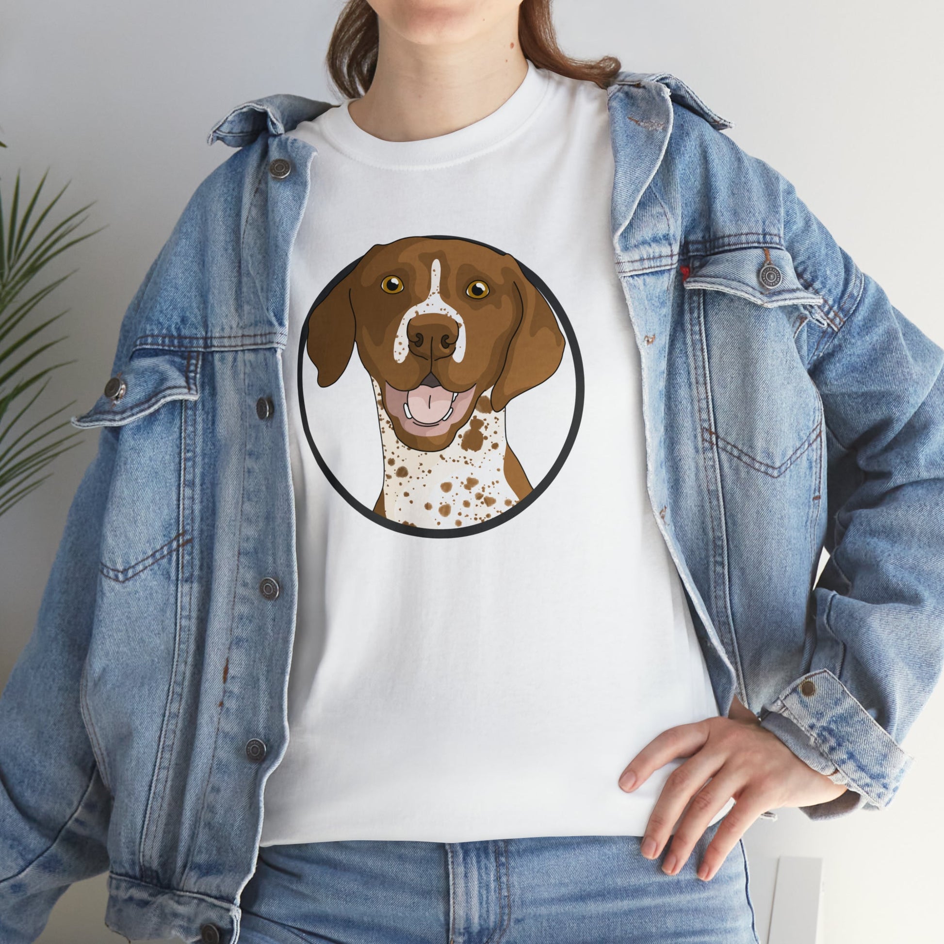 German Shorthair Pointer Circle | T-shirt - Detezi Designs-26094951227920580777