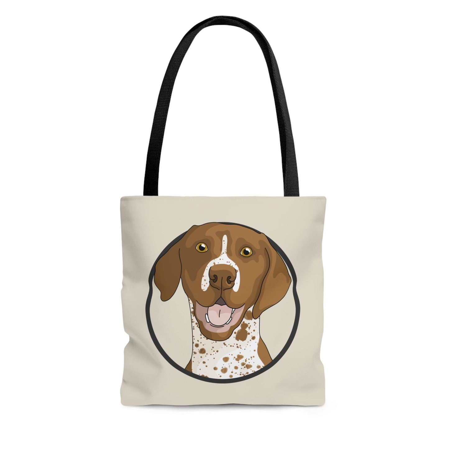 German Shorthair Pointer Circle | Tote Bag - Detezi Designs-16914094500466196965