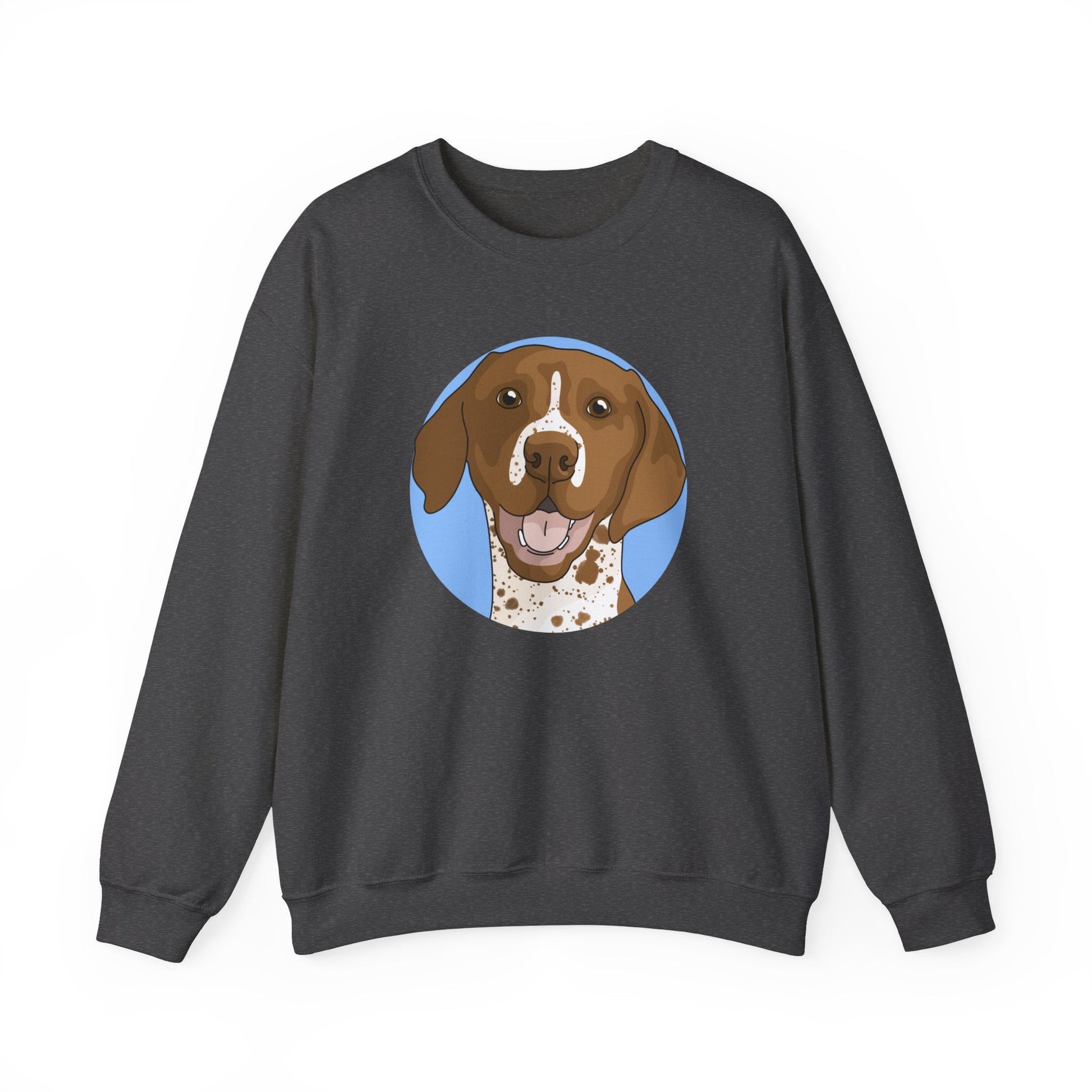 German Shorthair Pointer | Crewneck Sweatshirt - Detezi Designs-13476362105400658607