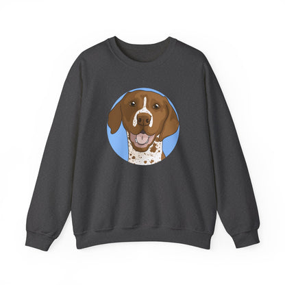 German Shorthair Pointer | Crewneck Sweatshirt - Detezi Designs-13476362105400658607