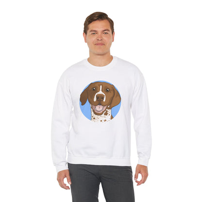 German Shorthair Pointer | Crewneck Sweatshirt - Detezi Designs-18185934498059899994