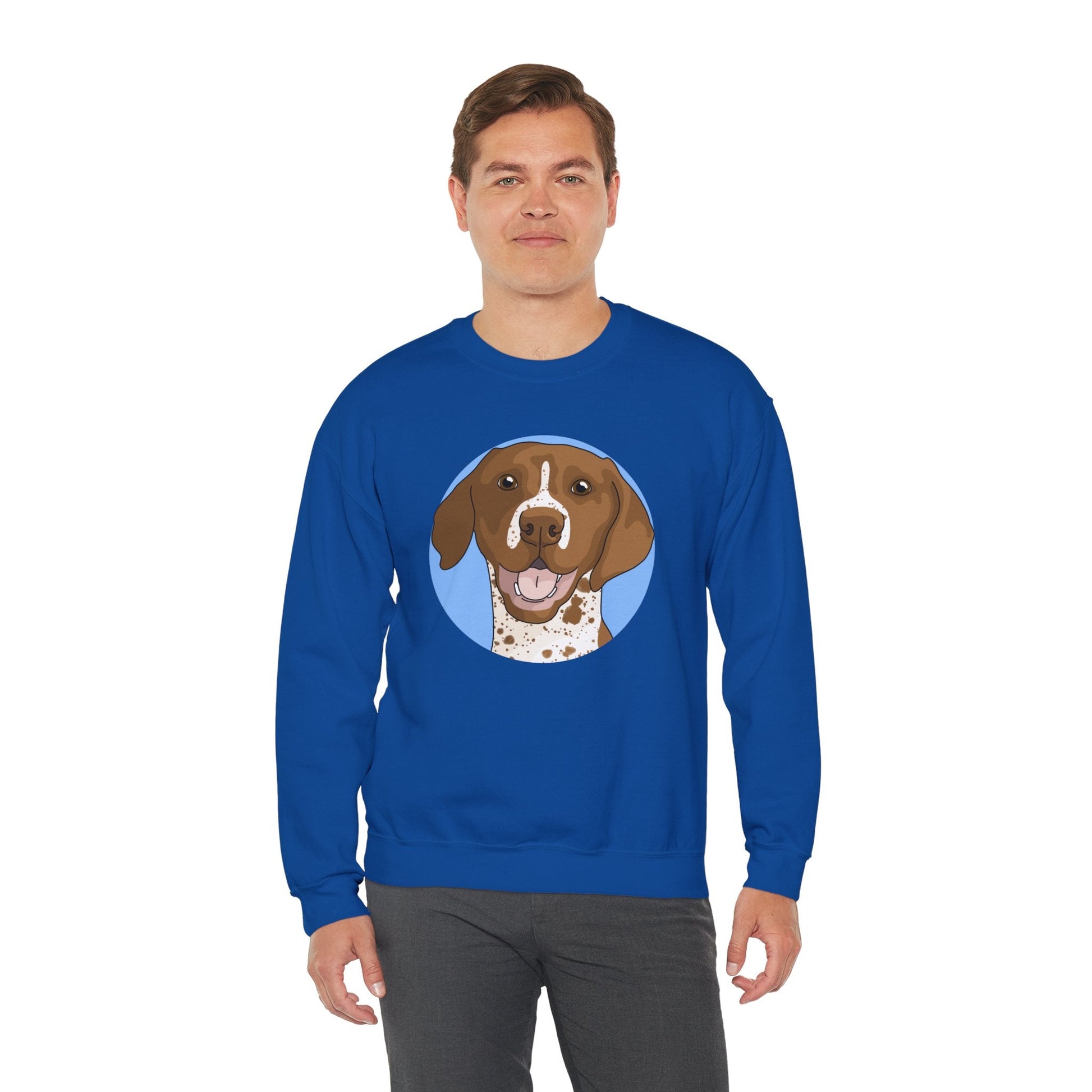 German Shorthair Pointer | Crewneck Sweatshirt - Detezi Designs-18185934498059899994