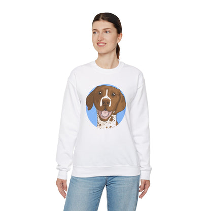 German Shorthair Pointer | Crewneck Sweatshirt - Detezi Designs-18185934498059899994