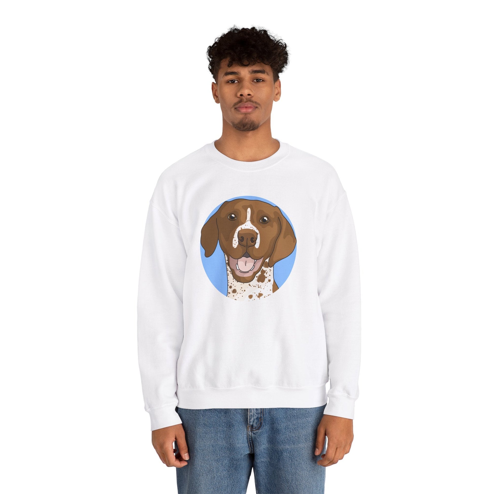 German Shorthair Pointer | Crewneck Sweatshirt - Detezi Designs-18185934498059899994