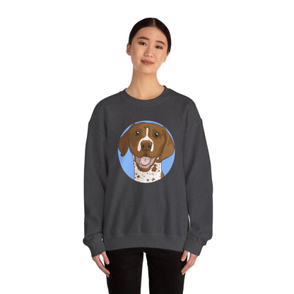 German Shorthair Pointer | Crewneck Sweatshirt - Detezi Designs-18185934498059899994