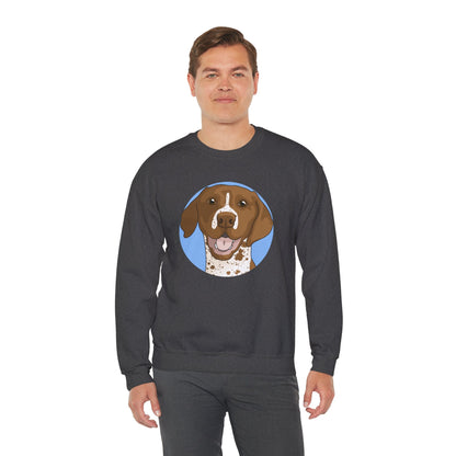 German Shorthair Pointer | Crewneck Sweatshirt - Detezi Designs-18185934498059899994