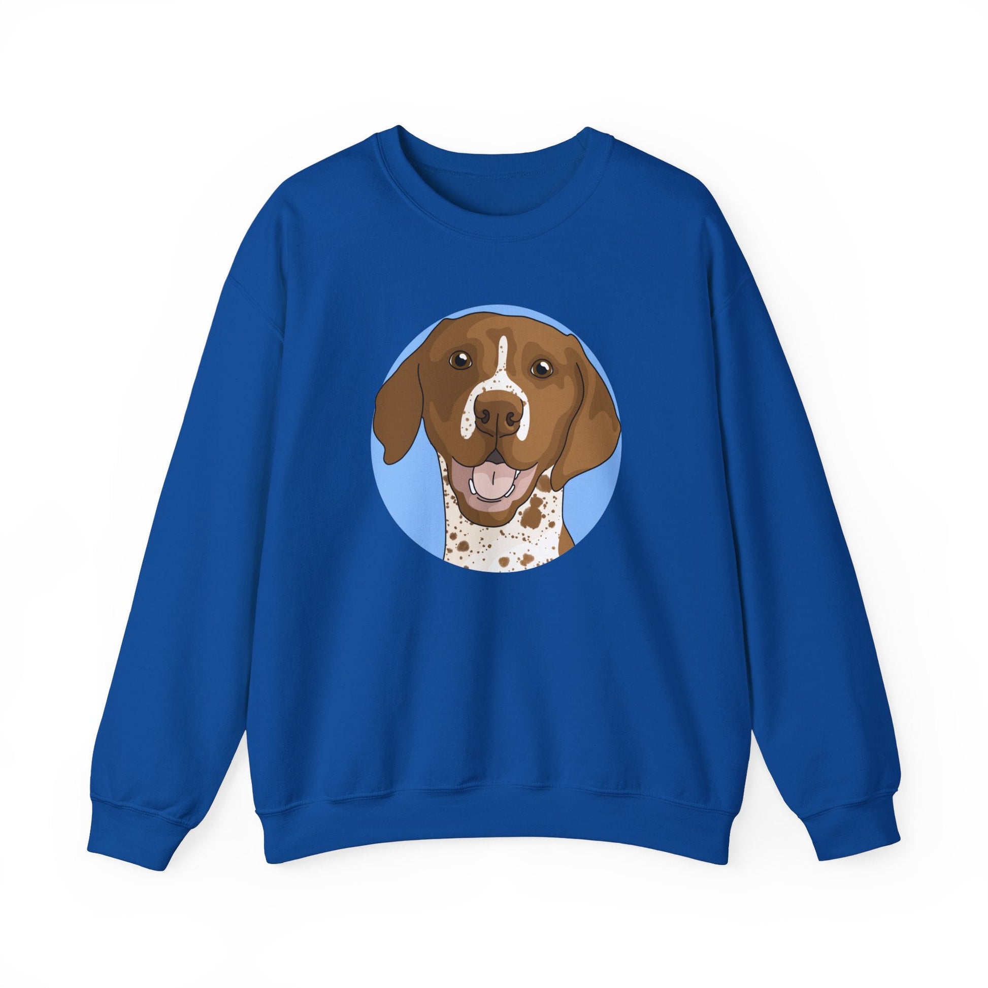 German Shorthair Pointer | Crewneck Sweatshirt - Detezi Designs-23215072487993412245