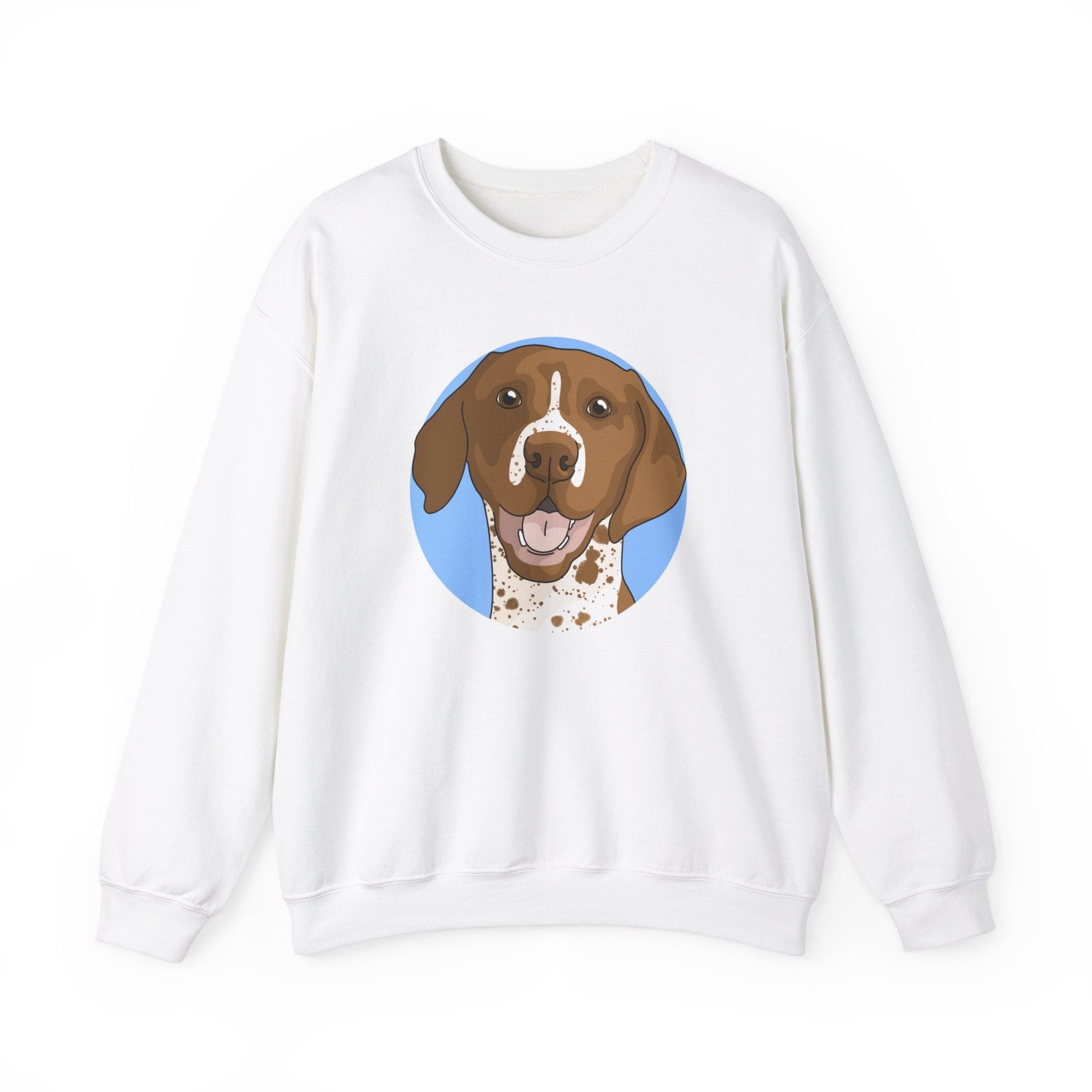 German Shorthair Pointer | Crewneck Sweatshirt - Detezi Designs-33434456993542603425