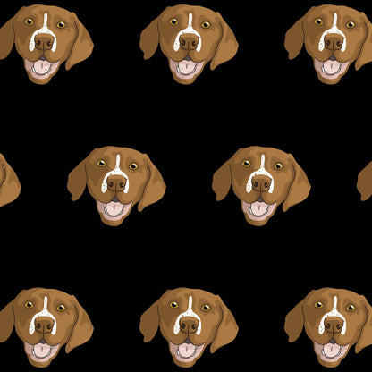 German Shorthair Pointer Faces | Crop Tee - Detezi Designs-GR001