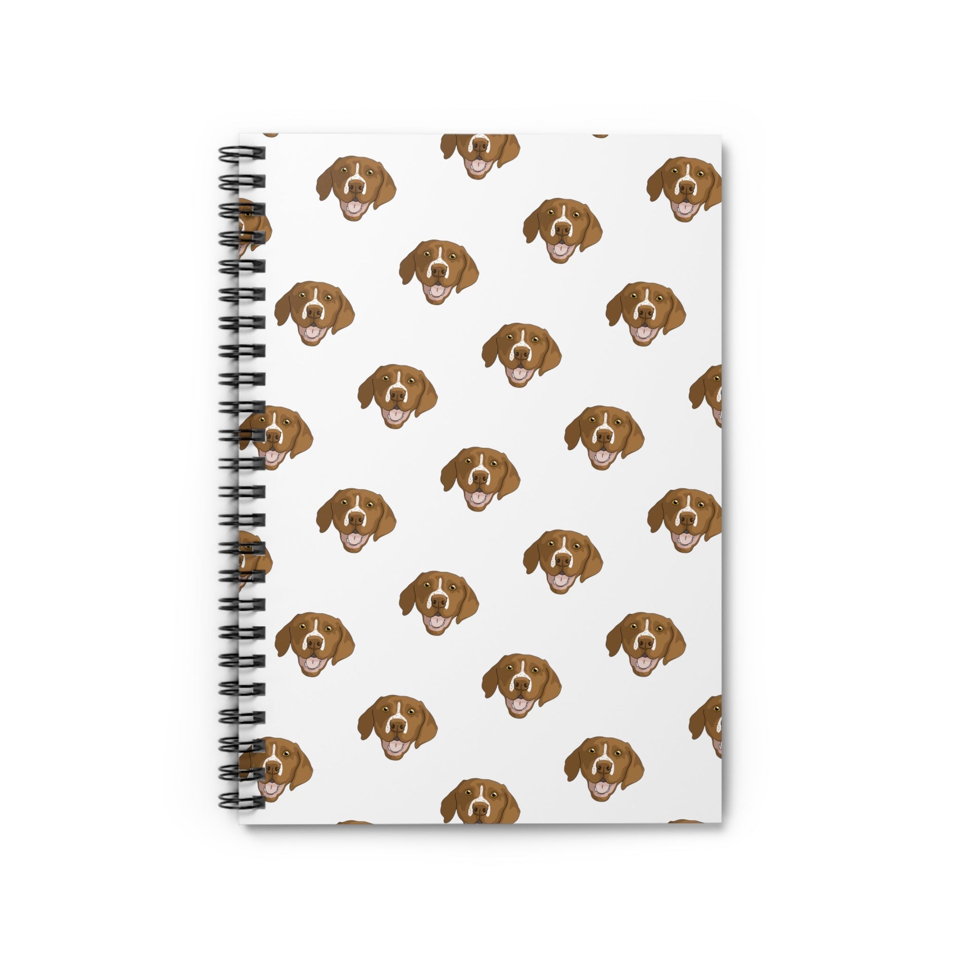 German Shorthair Pointer Faces | Spiral Notebook - Detezi Designs-11829494151562981165