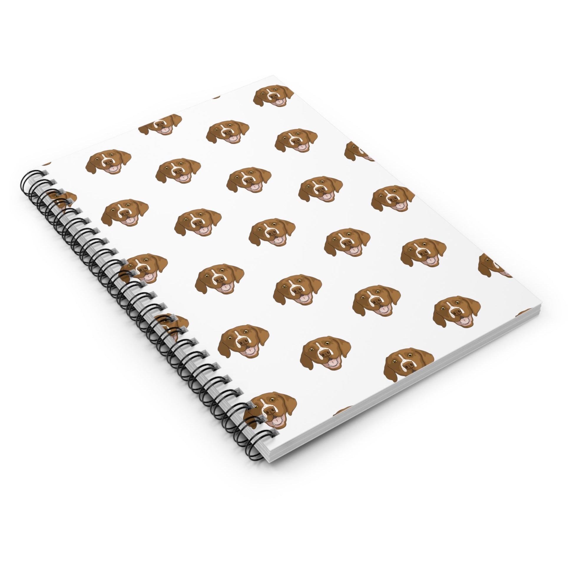 German Shorthair Pointer Faces | Spiral Notebook - Detezi Designs-11829494151562981165