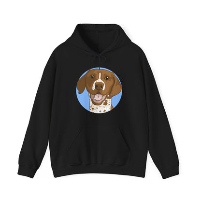 German Shorthair Pointer | Hooded Sweatshirt - Detezi Designs-24559528537403669262