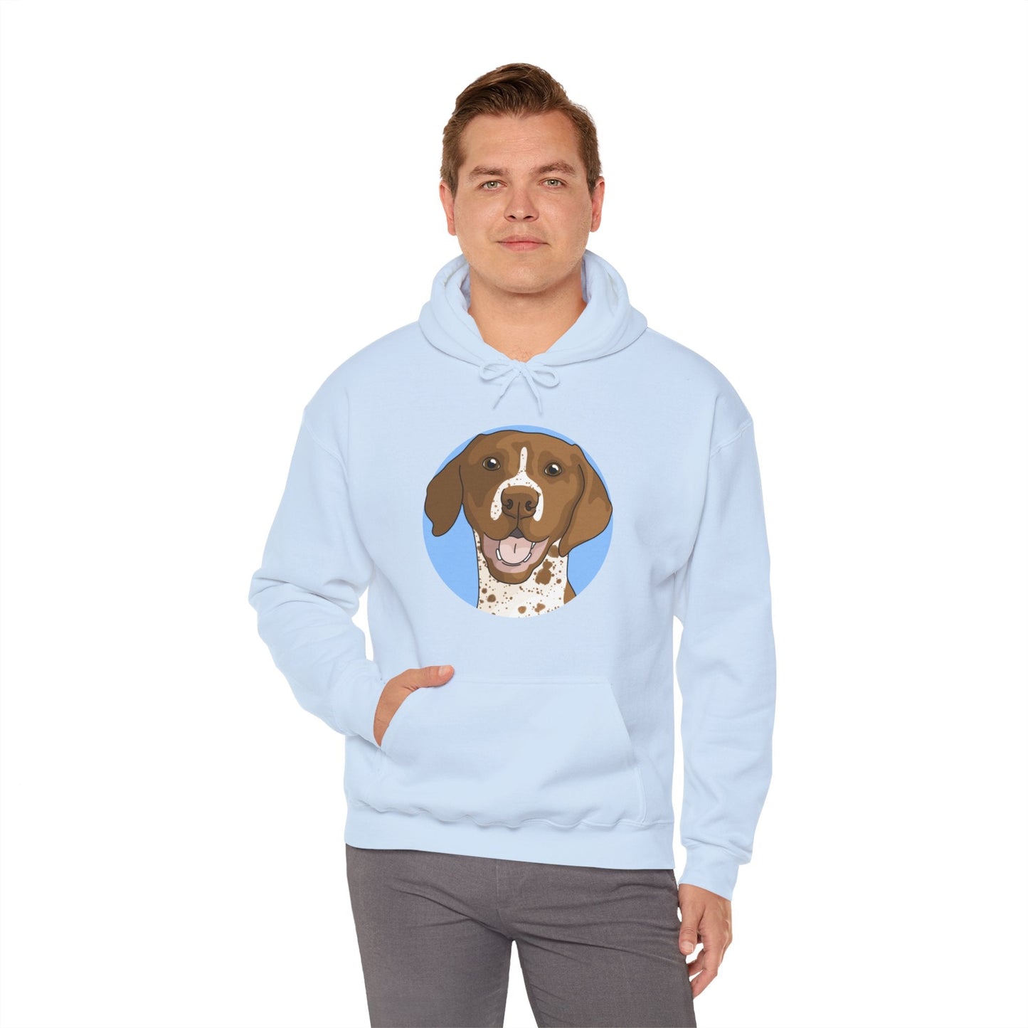 German Shorthair Pointer | Hooded Sweatshirt - Detezi Designs-30989630404871243513