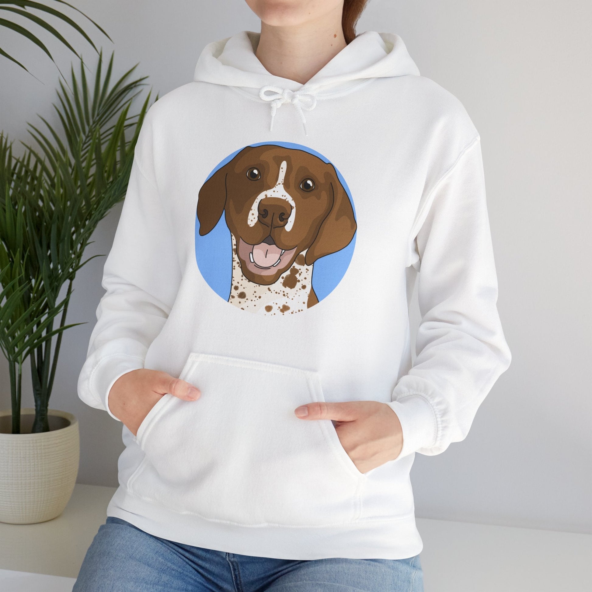 German Shorthair Pointer | Hooded Sweatshirt - Detezi Designs-30989630404871243513