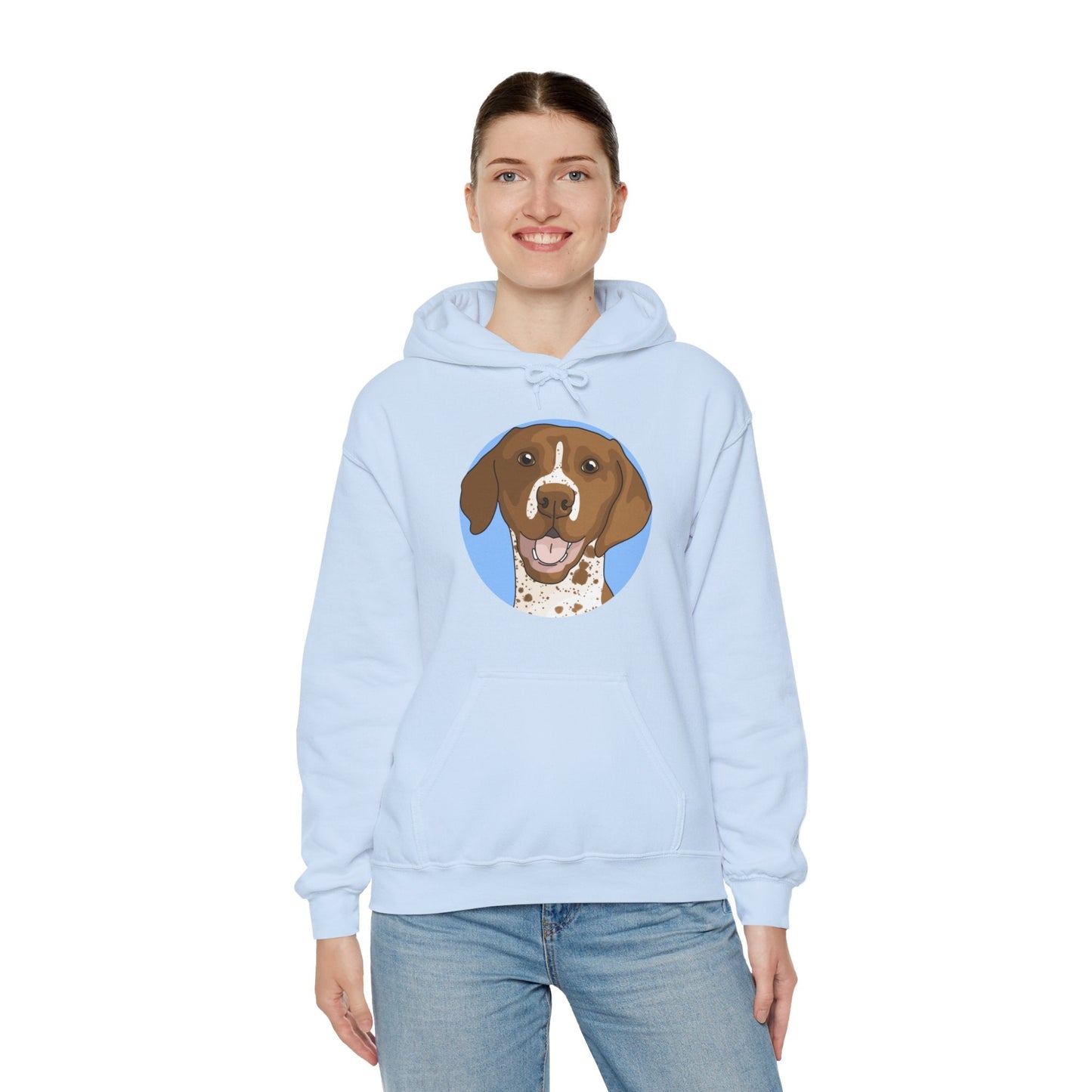 German Shorthair Pointer | Hooded Sweatshirt - Detezi Designs-30989630404871243513