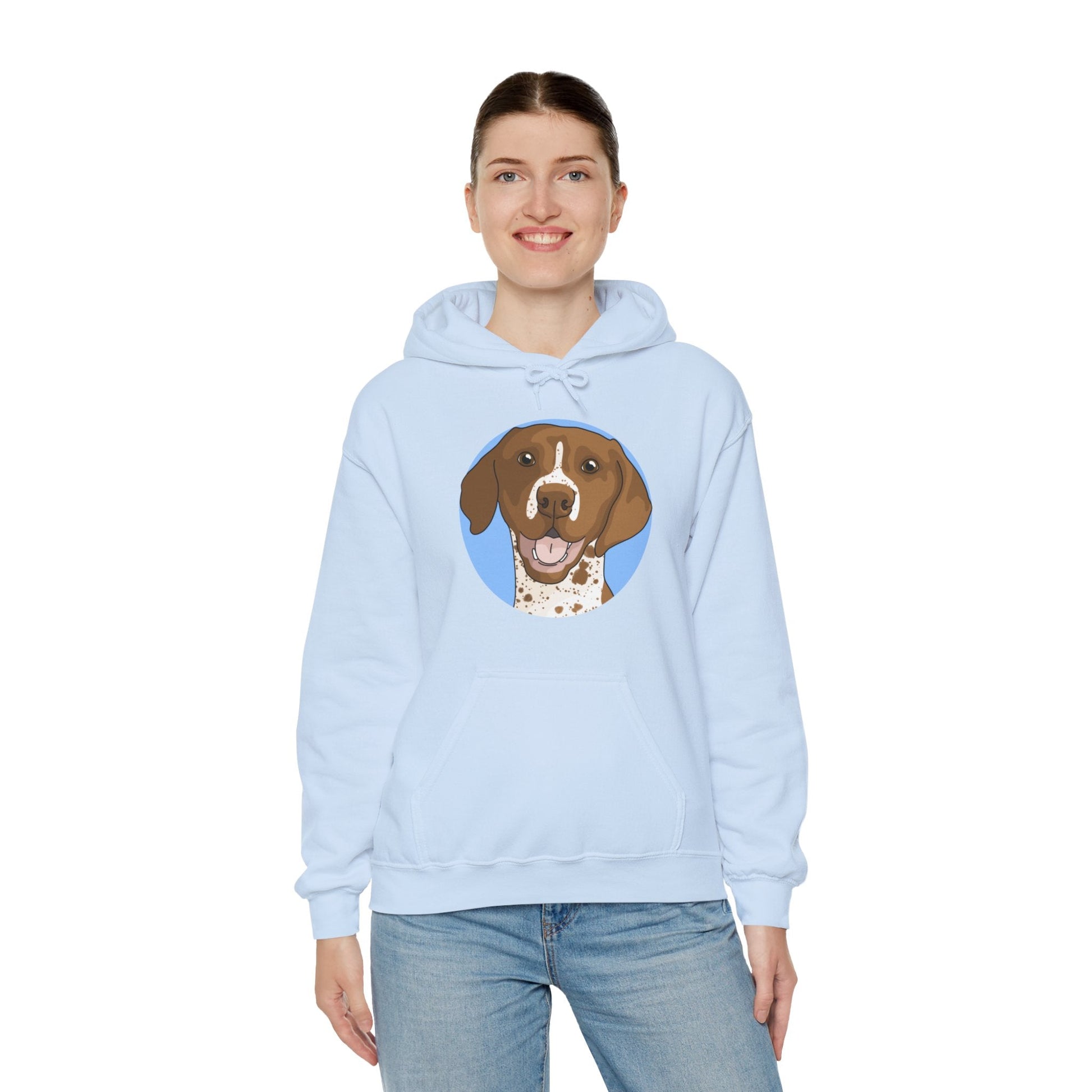 German Shorthair Pointer | Hooded Sweatshirt - Detezi Designs-30989630404871243513