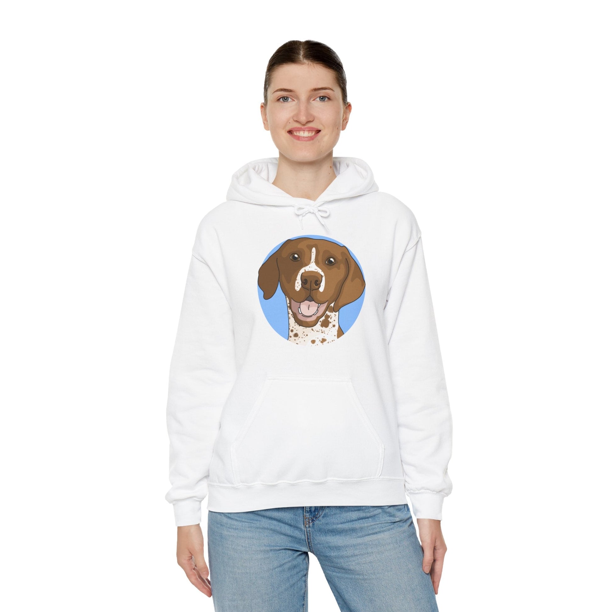 German Shorthair Pointer | Hooded Sweatshirt - Detezi Designs-30989630404871243513