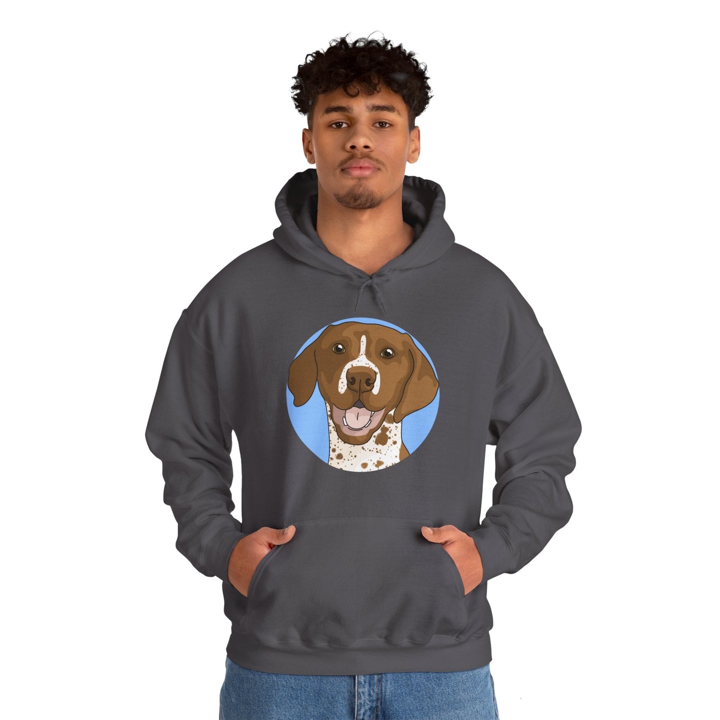 German Shorthair Pointer | Hooded Sweatshirt - Detezi Designs-30989630404871243513