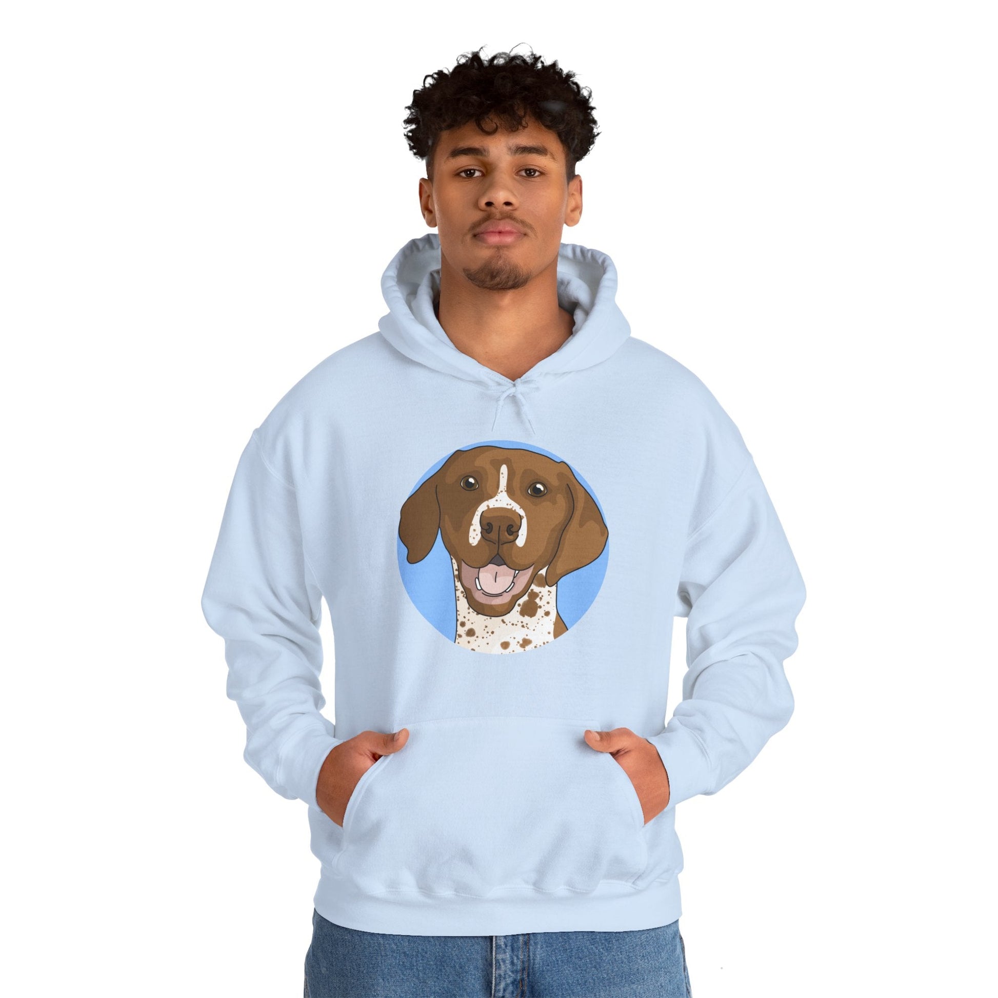 German Shorthair Pointer | Hooded Sweatshirt - Detezi Designs-30989630404871243513