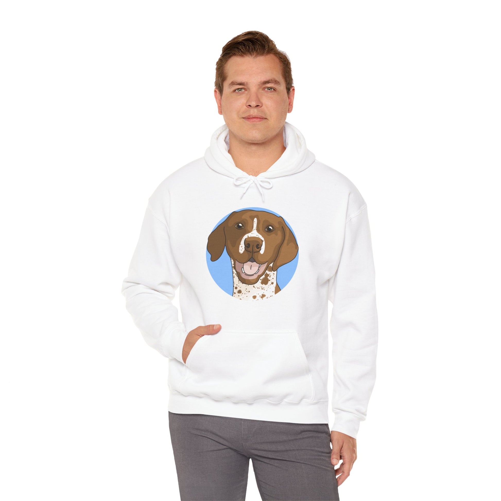 German Shorthair Pointer | Hooded Sweatshirt - Detezi Designs-30989630404871243513