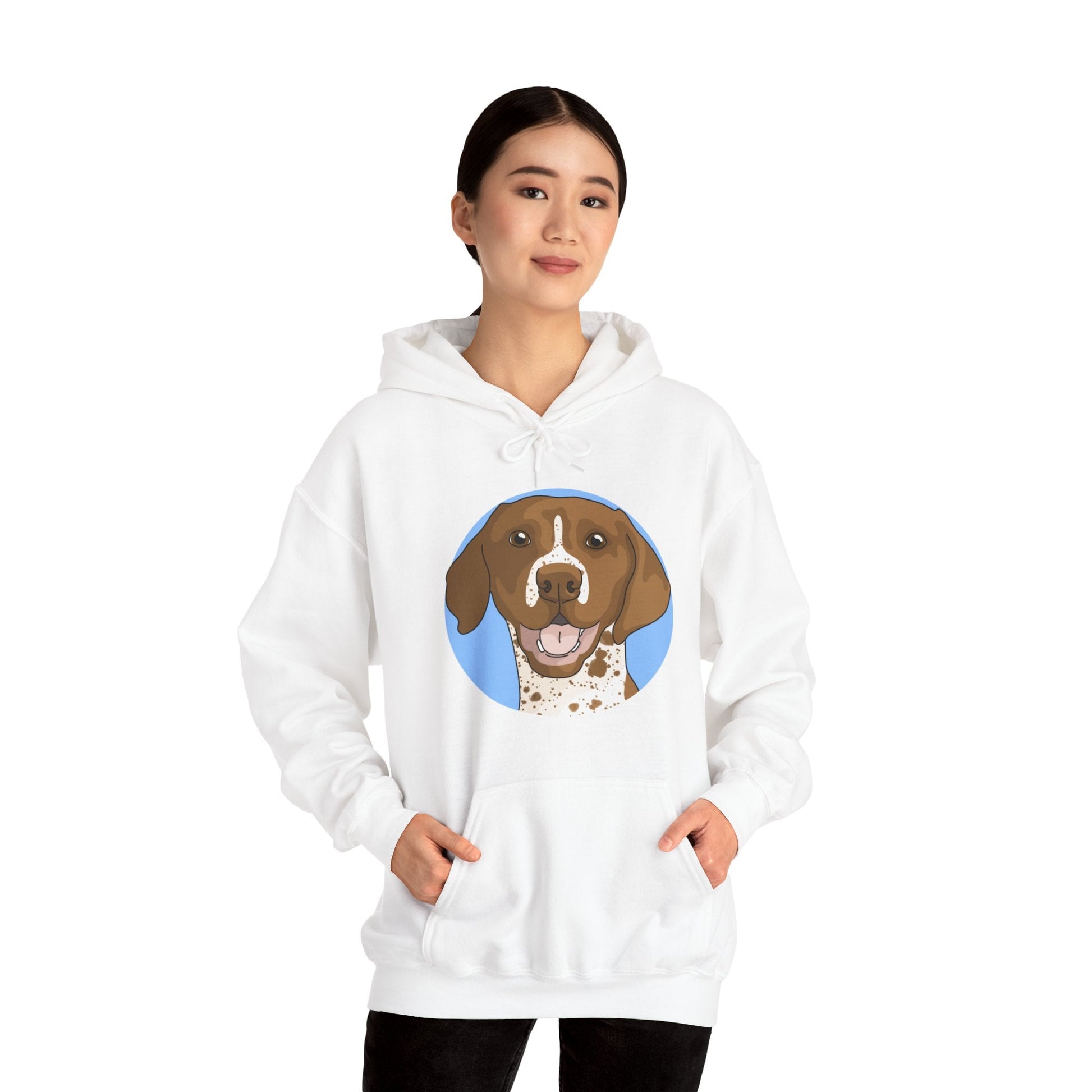 German Shorthair Pointer | Hooded Sweatshirt - Detezi Designs-30989630404871243513