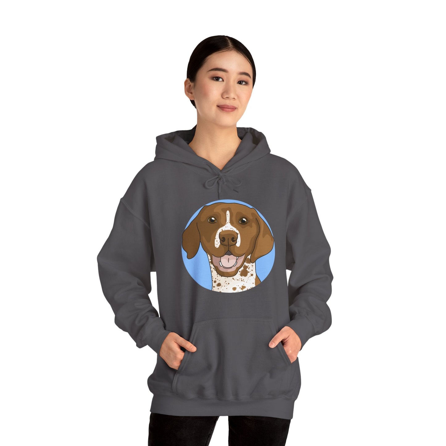 German Shorthair Pointer | Hooded Sweatshirt - Detezi Designs-30989630404871243513