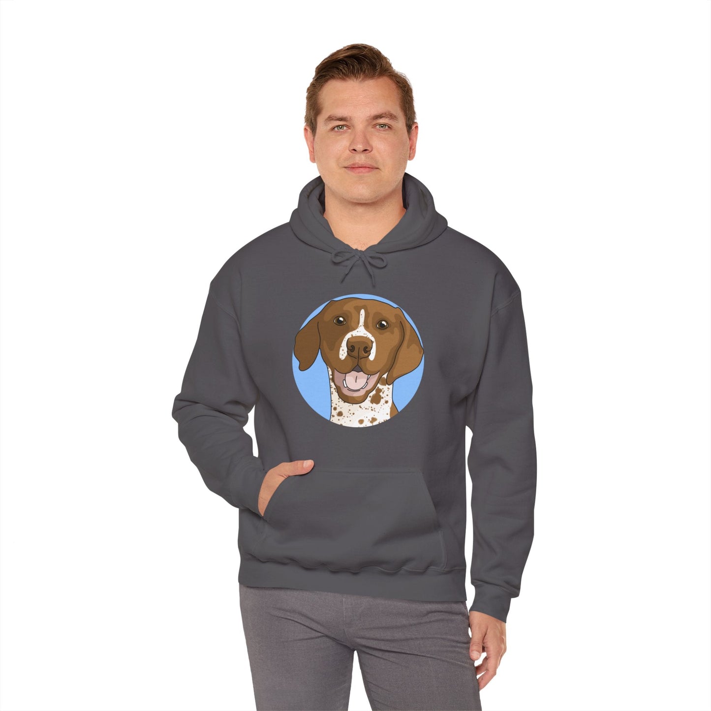 German Shorthair Pointer | Hooded Sweatshirt - Detezi Designs-30989630404871243513