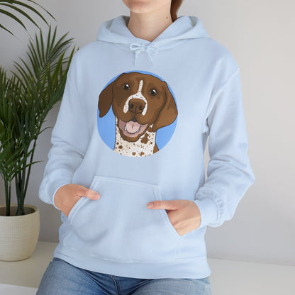 German Shorthair Pointer | Hooded Sweatshirt - Detezi Designs-30989630404871243513