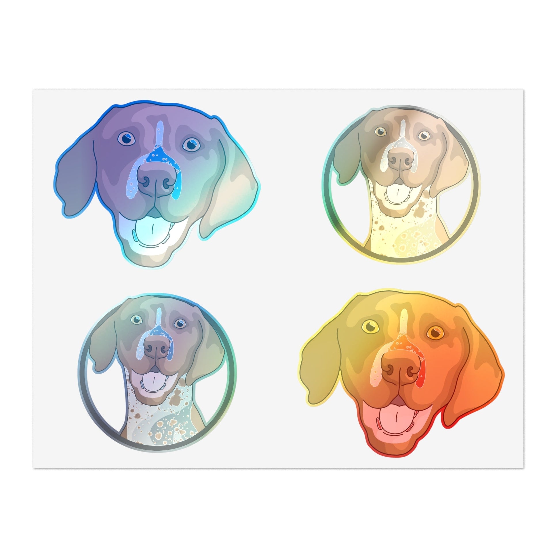 German Shorthair Pointer | Sticker Sheet - Detezi Designs-10150382868750539827