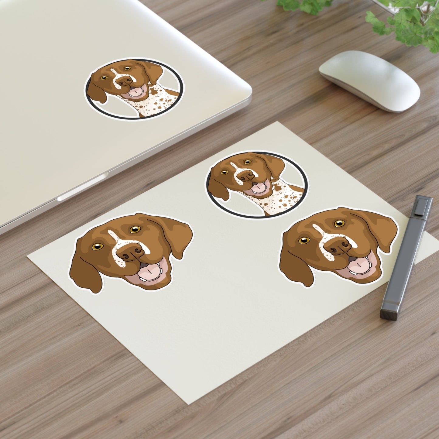 German Shorthair Pointer | Sticker Sheet - Detezi Designs-17486086708637723687