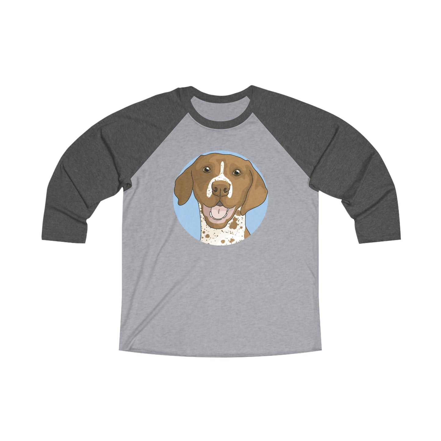 German Shorthair Pointer | Unisex 3\4 Sleeve Tee - Detezi Designs-28483190186287922957