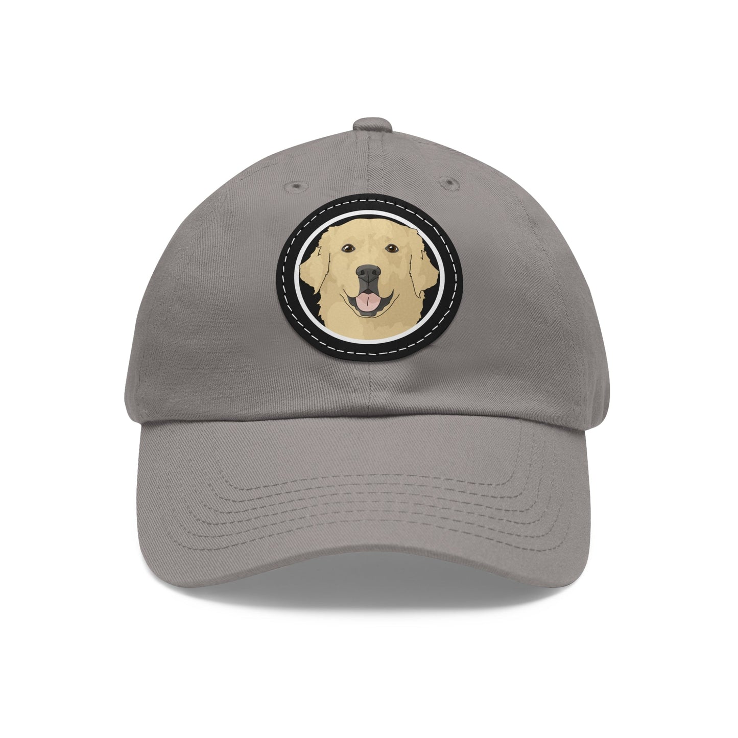 Golden Retriever Circle | Dad Hat - Detezi Designs-19941874822767149590