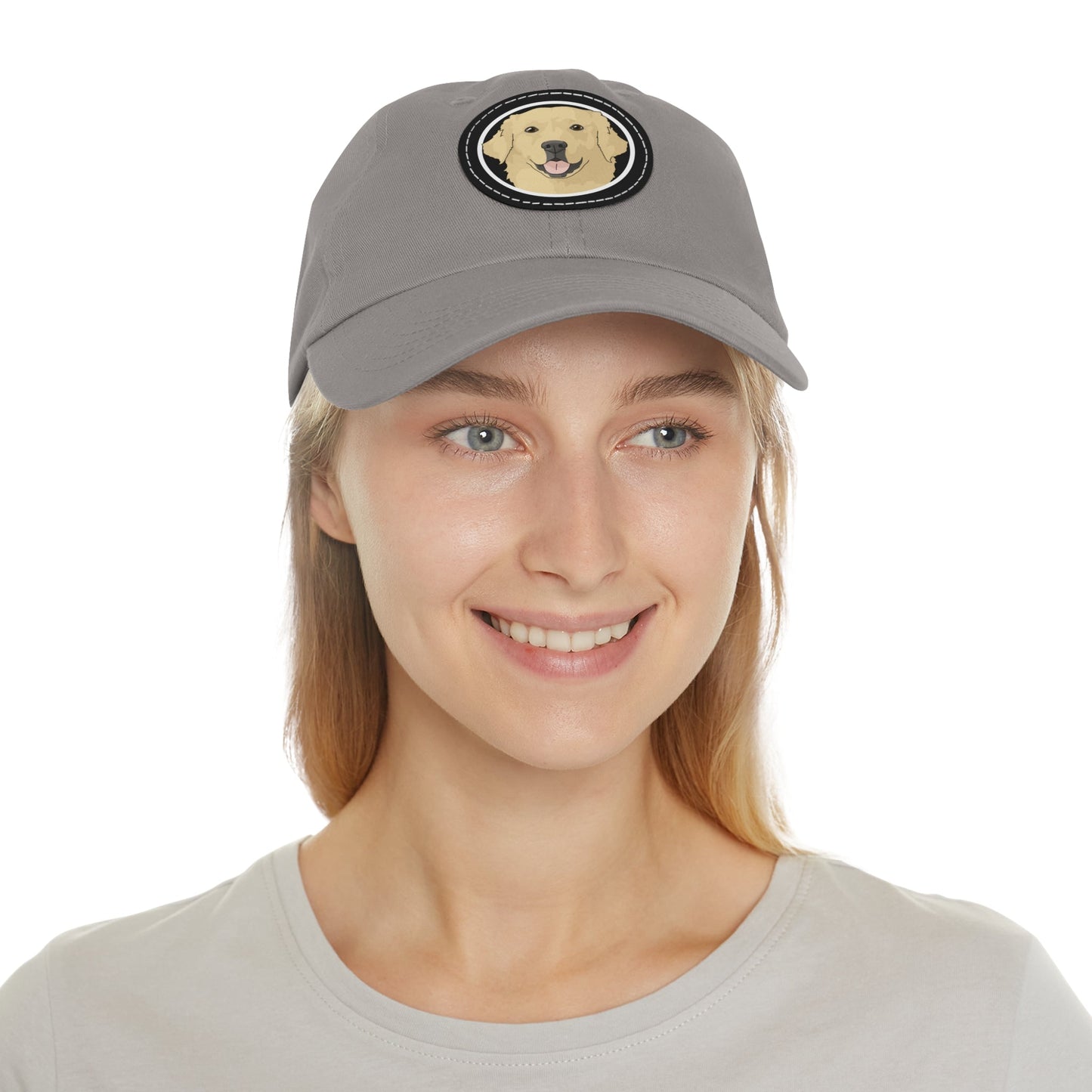 Golden Retriever Circle | Dad Hat - Detezi Designs-19941874822767149590