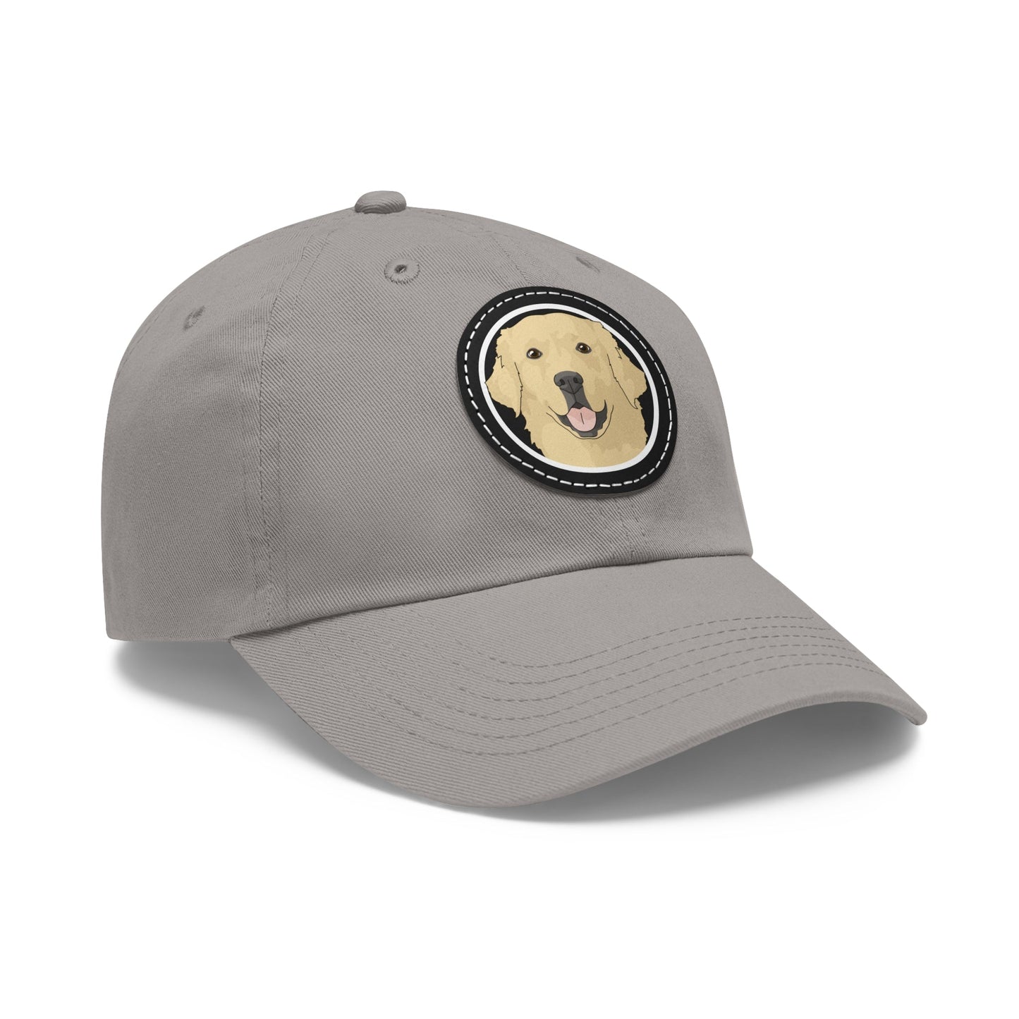 Golden Retriever Circle | Dad Hat - Detezi Designs-19941874822767149590