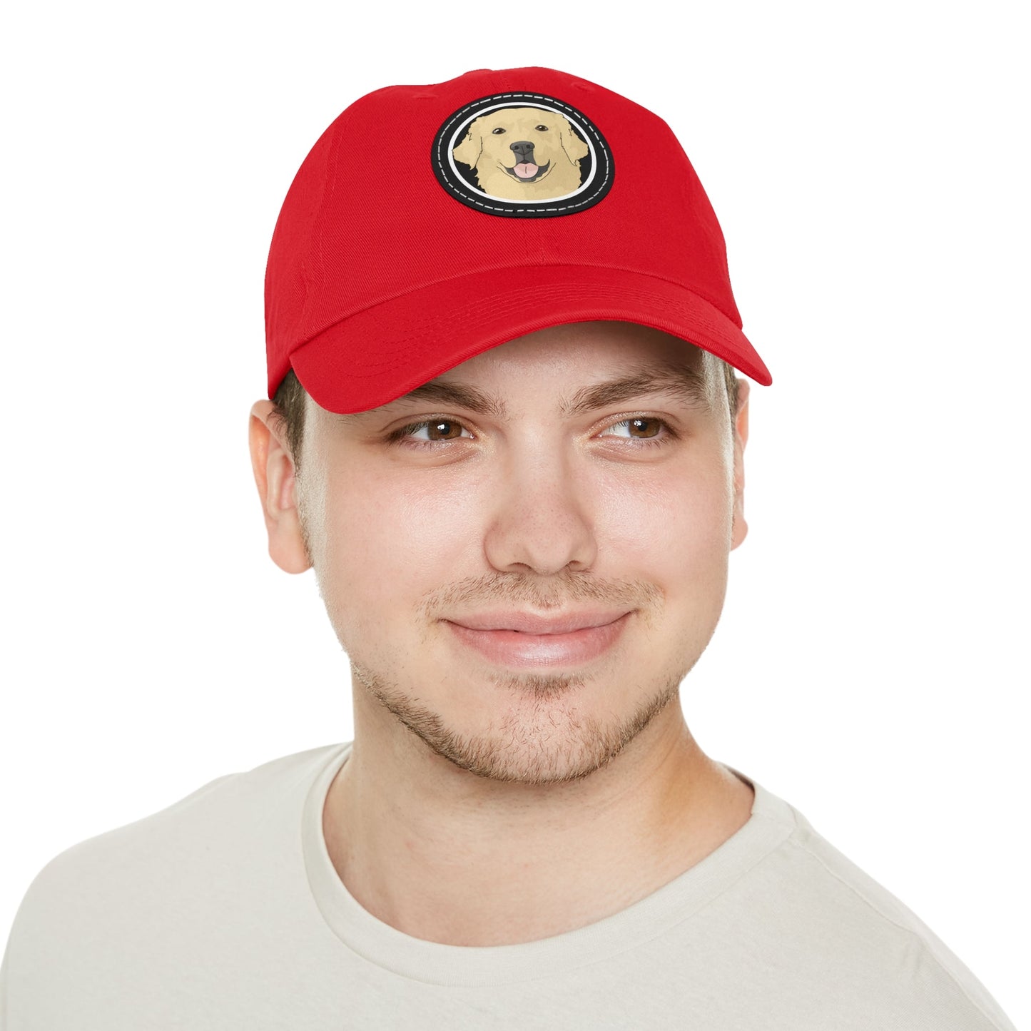 Golden Retriever Circle | Dad Hat - Detezi Designs-19941874822767149590