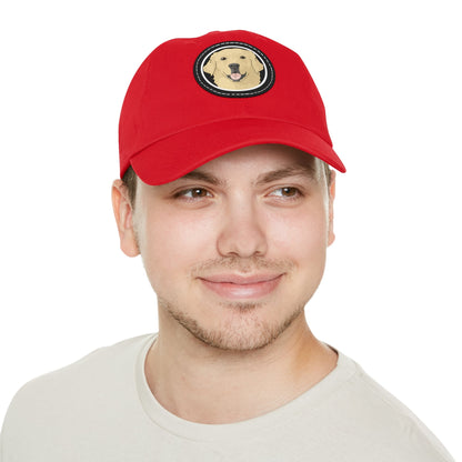 Golden Retriever Circle | Dad Hat - Detezi Designs-19941874822767149590