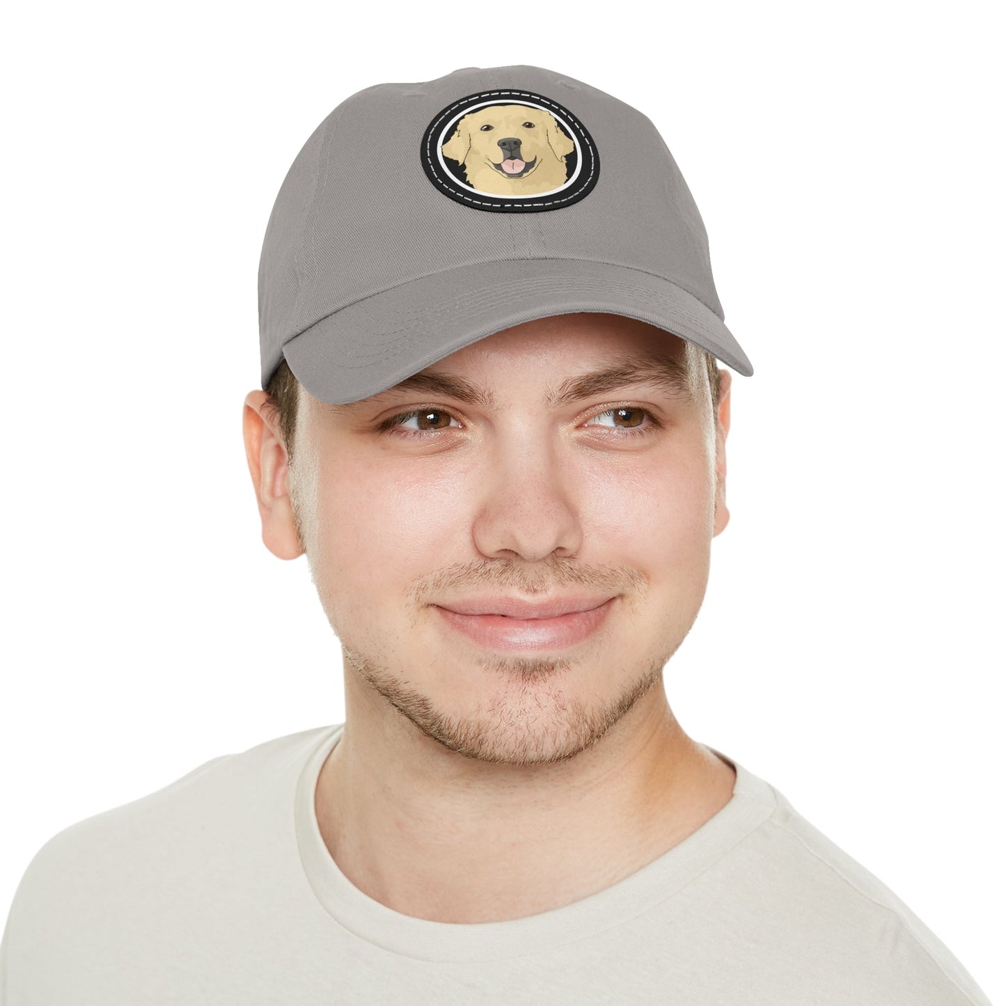 Golden Retriever Circle | Dad Hat - Detezi Designs-19941874822767149590