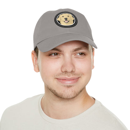 Golden Retriever Circle | Dad Hat - Detezi Designs-19941874822767149590