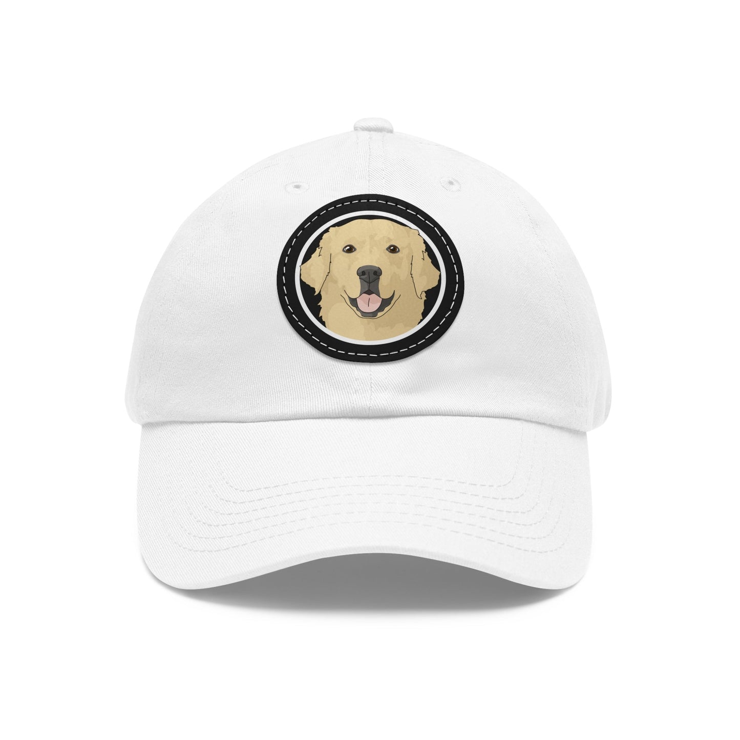 Golden Retriever Circle | Dad Hat - Detezi Designs-88392003739814481266