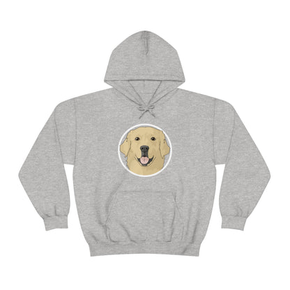 Golden Retriever Circle | Hooded Sweatshirt - Detezi Designs-38192433611255669377