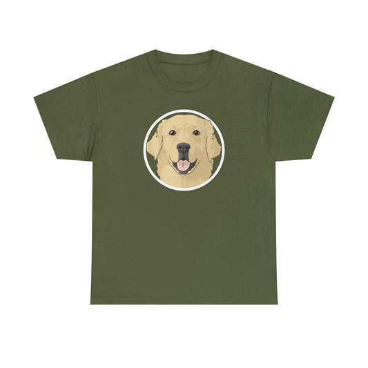 Golden Retriever Circle | T-shirt - Detezi Designs-33524691369635182767