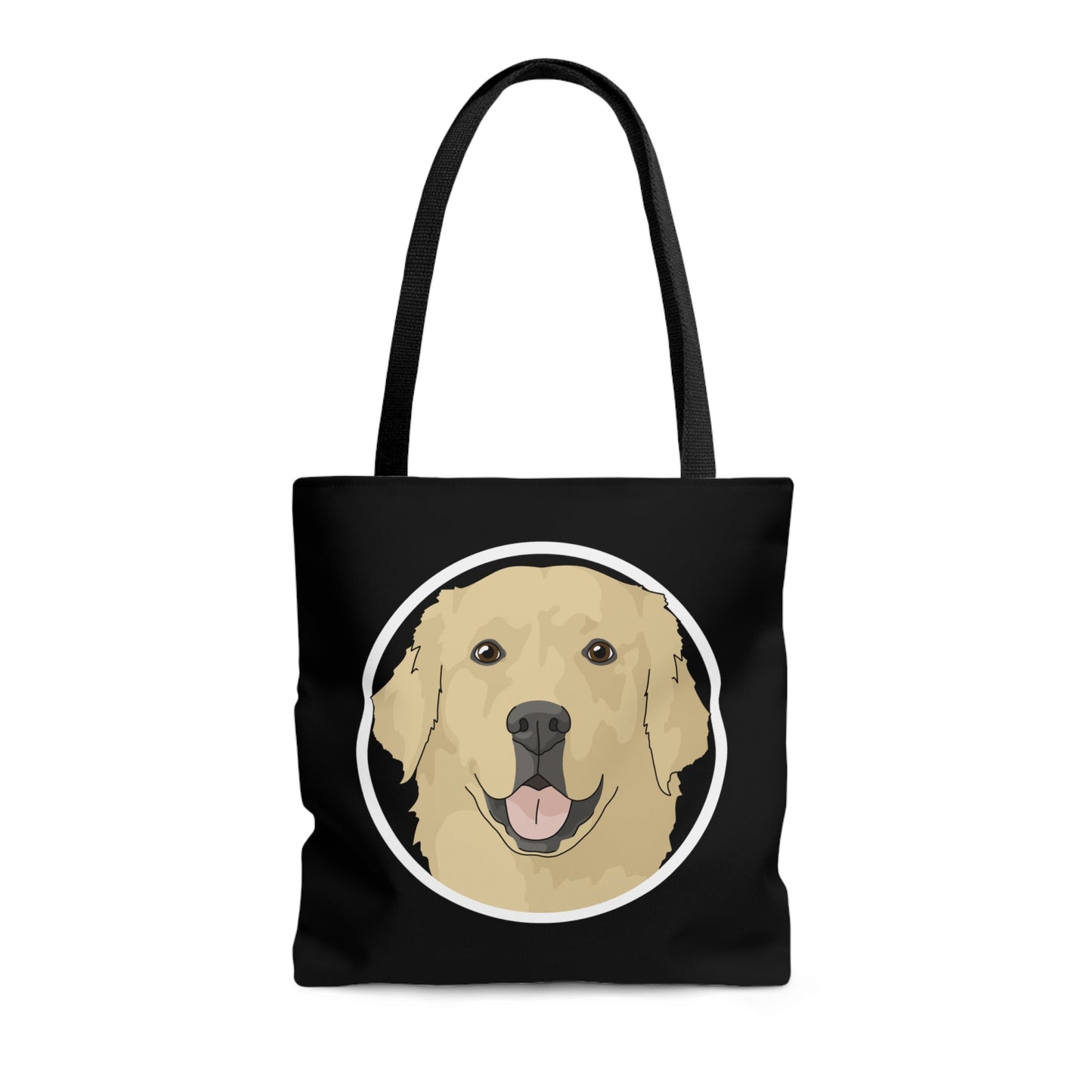 Golden Retriever Circle | Tote Bag - Detezi Designs-20360165120187433428