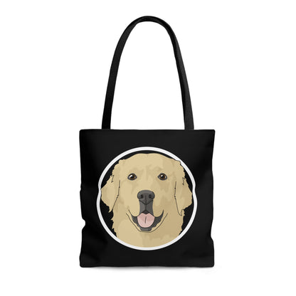 Golden Retriever Circle | Tote Bag - Detezi Designs-20360165120187433428