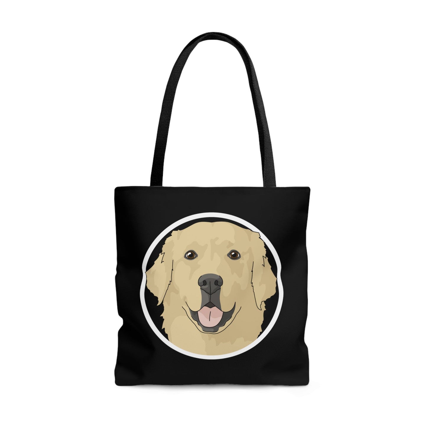 Golden Retriever Circle | Tote Bag - Detezi Designs-30001264738914238196